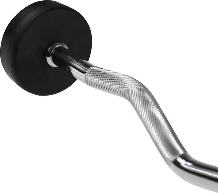 Actual product image HMS GSL-10 BARBELL/BROKEN BAR RUBBERISED 10 KG (1 x 10 kg)