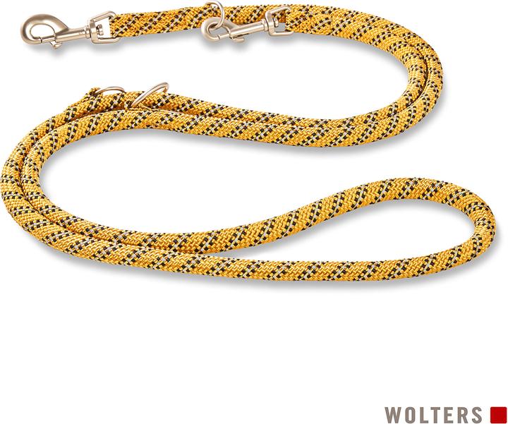 Actual product image Wolters Everest-Rope Programme Leash 200 cm x 1,3 cm curry yellow/black (Dog, General)