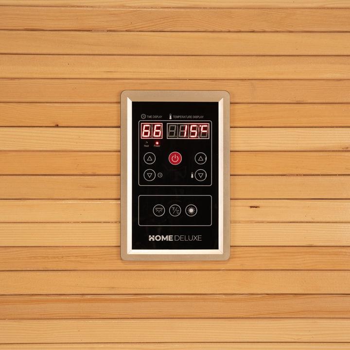 Produktbild Home Deluxe Indoor Sauna BEAU - 200 x 160 cm für 5 Personen - Traditionelle Sauna mit 7,5kW Ofen