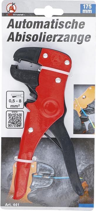 Image du produit BGS Pince à dénuder automatique 0,5 - 8 mm² 175 mm (175 mm)