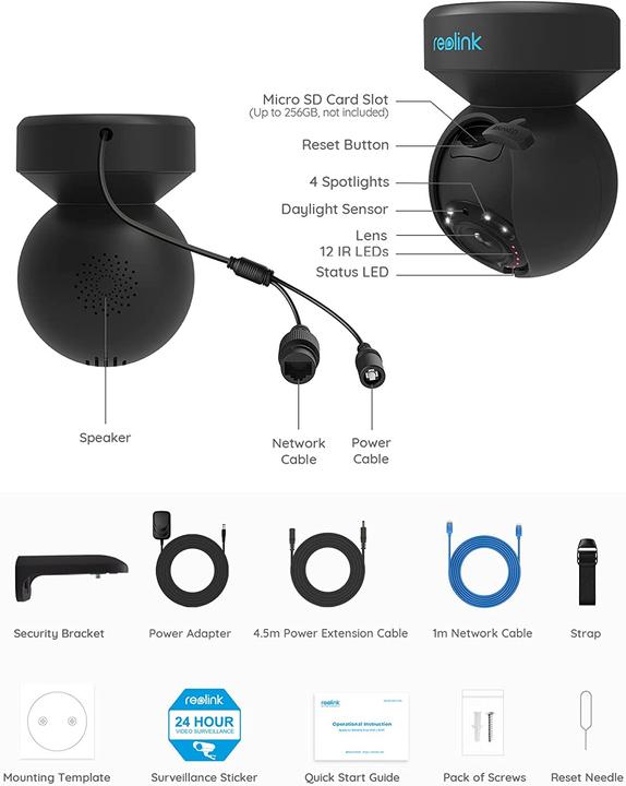 Actual product image Reolink E Series E540-5MP (2560 x 1920 pixels)