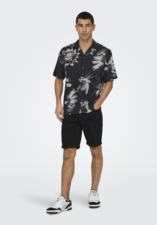 Produktbild Only & Sons Onsply Jog Blk 0280 Pim Dnm Shorts Noos (M)