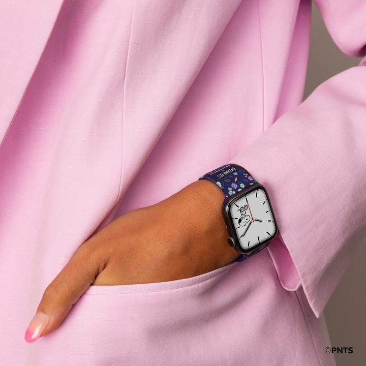 Image du produit Caseme Bracelet pour Apple Watch 38/40/41 mm avec design Peanuts (38 mm, 40 mm, 41 mm, Silicone)