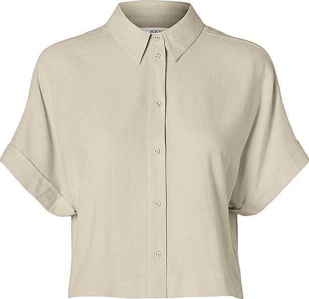 Actual product image Selected Femme Cropped short sleeve shirt (34)
