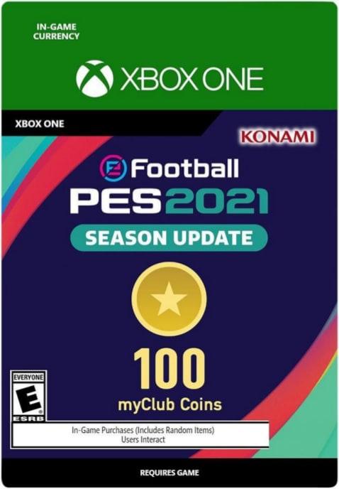 Produktbild Microsoft PES 2021 myClub Coin 100