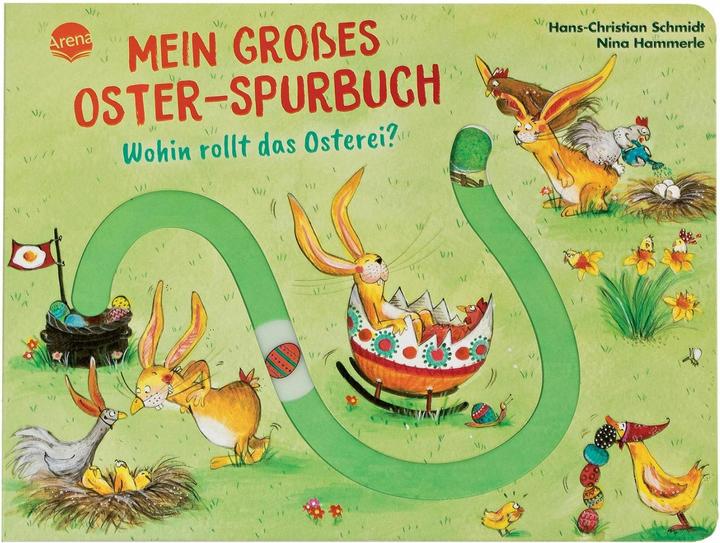 Image du produit Arena Mein grosses Oster-Spurbuch. Wohin rollt das Osterei? (Allemand, Hans-Christian Schmidt, 2025)