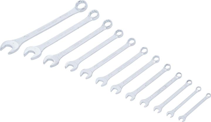 Produktbild BGS Maul-Ringschlüssel-Satz SW 6 - 22 mm 12-tlg. (12 mm, 9 mm, 7 mm, 14 mm, 17 mm, 19 mm, 11 mm, 22 mm, 8 mm, 13 mm, 6 mm, 10 mm)