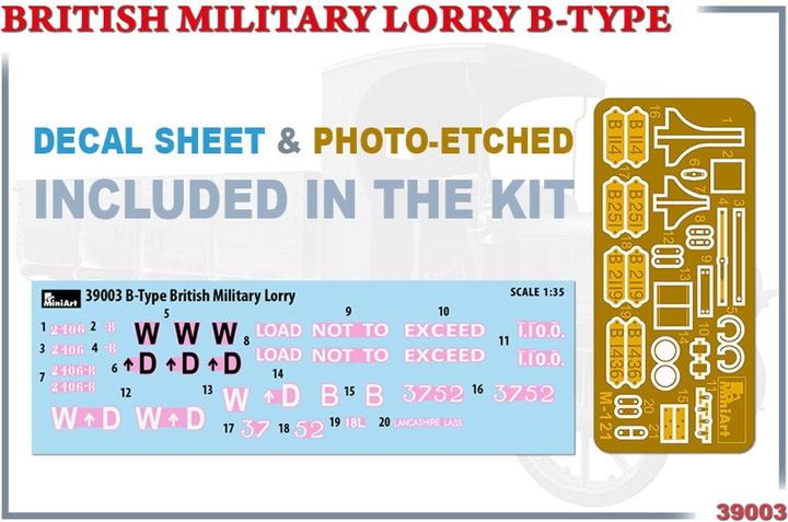 Image du produit Mini art British Military Lorry B-Type