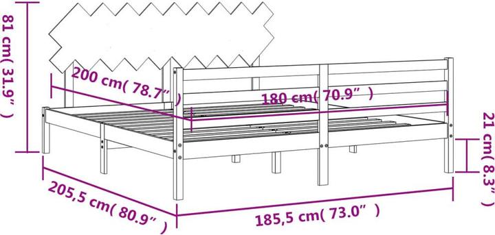 Produktbild VidaXL Booth (180 x 200 cm)