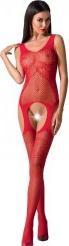 Actual product image Passion Woman Bs061 Bodystocking Red One Size (One size)