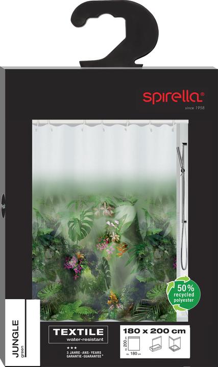 Actual product image spirella Jungle (180 x 200 cm)