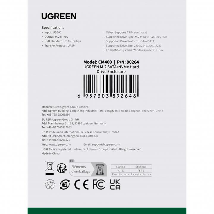 Produktbild Ugreen CM400 (M.2 2280)