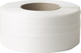 Immagine prodotto Antalis Nastro per reggette PP bianco 12x0.55mm Ø280mm 2500m 133kg pull - (2500 metri per rotolo)