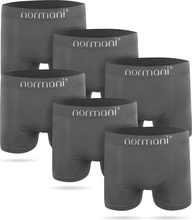 Produktbild Normani 6 Stück Mikrofaser-Boxershorts für Herren aus Nylon (XL, 6er Pack)