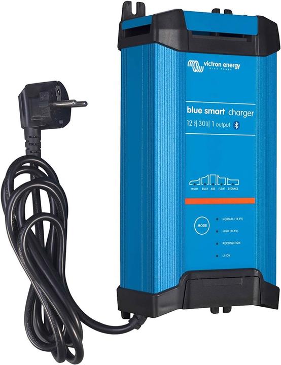 Image du produit Victron Energy BPC123044002 Blue Smart IP22 Chargeur 12/303 230 V CEE 7/7, 12 V/30 A-3 sorties (12V, 30 A)