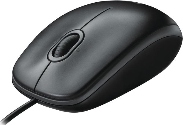 Image du produit Logitech Souris optique B110, noire (Filaire)