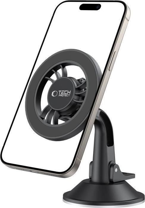 Produktbild Tech-Protect N56 Magnetic MagSafe Car Holder for Cockpit, Windshield Mount - Black