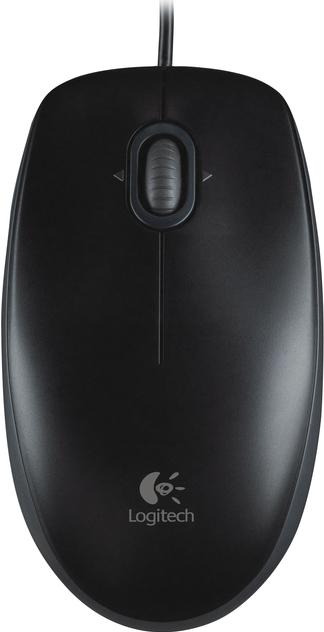 Image du produit Logitech Souris optique B110, noire (Filaire)