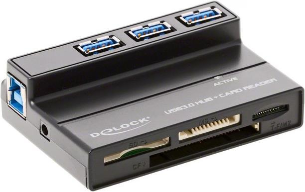 Produktbild Delock 91721 USB 3.0 CardReader/ USB Port (USB 3.0)