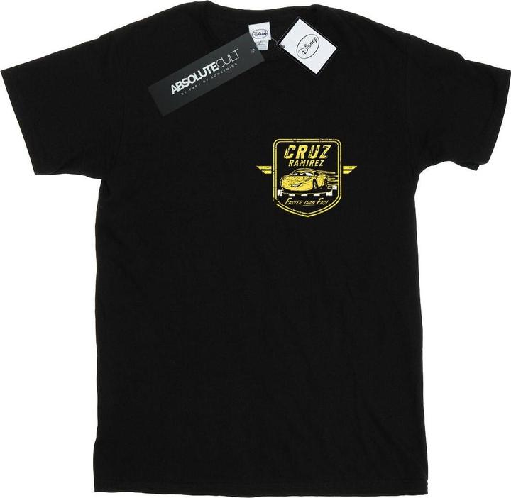 Actual product image Disney Mens Cars Cruz Ramirez Faux Pocket Logo T-Shirt (S)