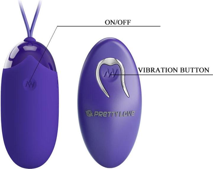 Immagine prodotto Pretty Love Berger Youth Hurt Egg Telecomando Viola