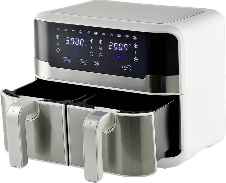 Actual product image MasterPRO Hot air fryer 2400W non-stick coating, cool-touch housing, timer function, with di
