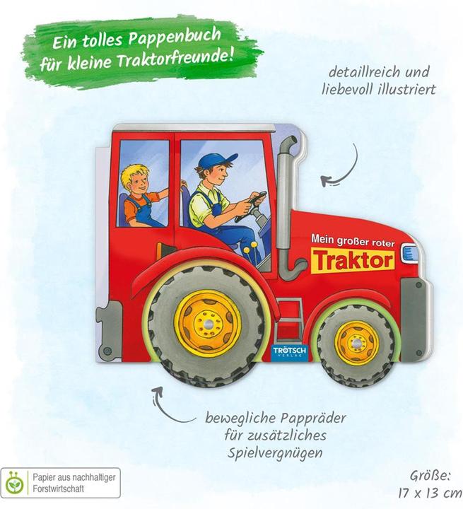 Actual product image Here comes the rubbish collection multicoloured (German)