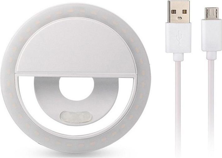 Image du produit Techsuit - Ring Light (RL-01) - for Mobile Phone - White