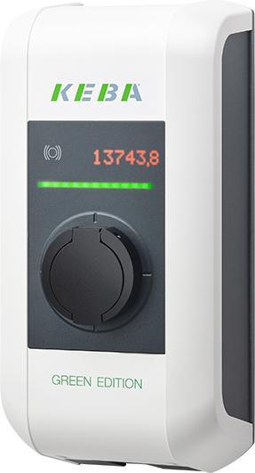 Actual product image Keba KeContact P30 c-series (Type 2, 22 kW, 32 A, Hard wired)