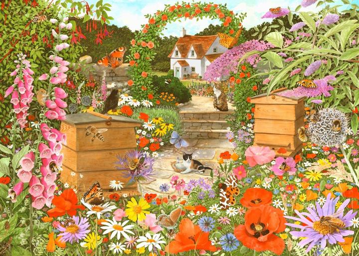 Produktbild The House of Puzzles Puzzle 1000 pieces Bee Happy (1000 Teile)