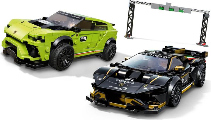 Actual product image LEGO Lamborghini Urus ST-X & Lamborghini Huracán Super Trofeo EVO (76899, LEGO Speed Champions)