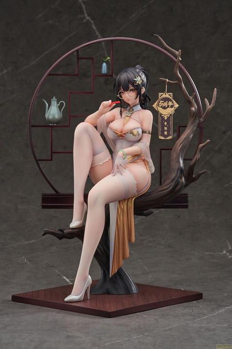 Actual product image Apex Original Character PVC Statue 1/7 Xiami China Dress Step On Snow Ver. 26 cm