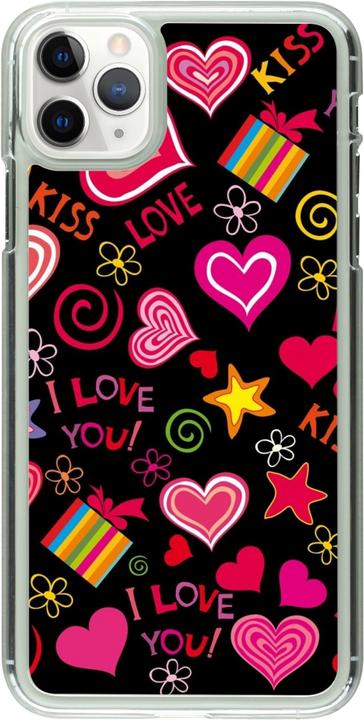 Produktbild PhoneLook Hülle transparent Valentine 2023 love symbols (Apple iPhone 11 Pro Max)