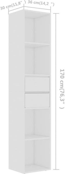 Image du produit VidaXL Heinrick (36 x 30 x 171 cm)