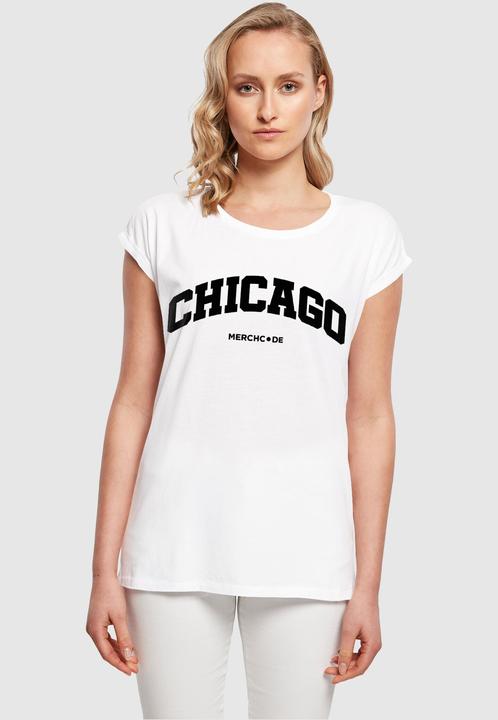 Actual product image Merchcode Ladies Chicago Wording - T-Shirt - 117985 (XXL)