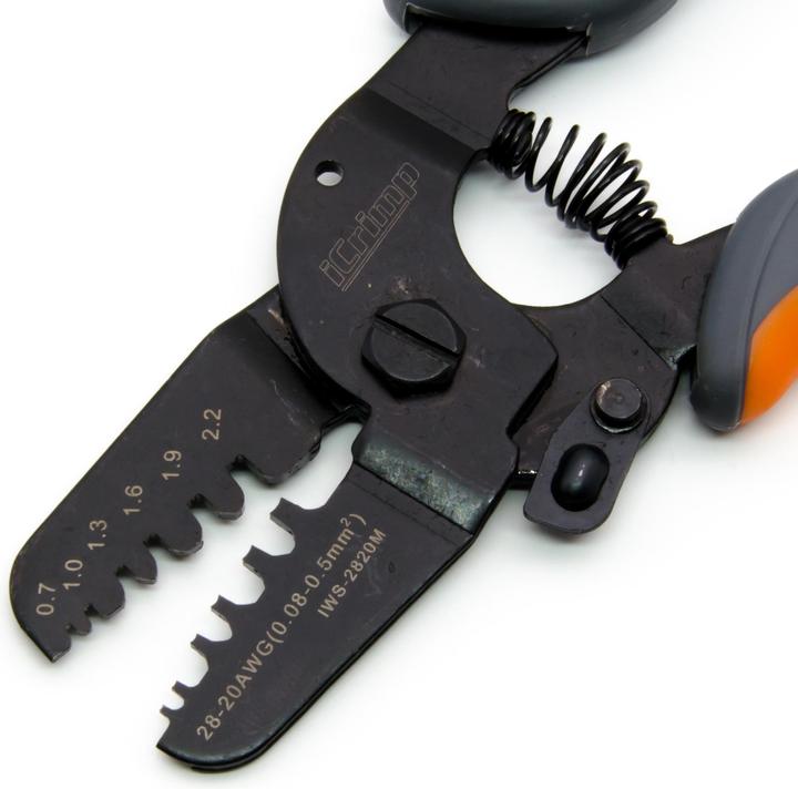 Iwiss Pince à sertir 2820M 0.08-0.5mm².
