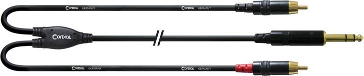 Produktbild Cordial Cfy 3 Vcc (3 m, Cinch, 6.3mm Klinke (Jack))