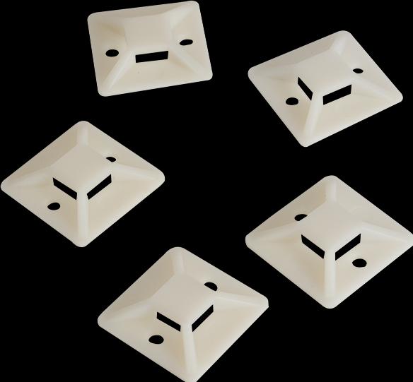 Actual product image LogiLink Cable tie mounts, self-adhesive, cable tie receptacle: (30 mm, 100 pcs.)