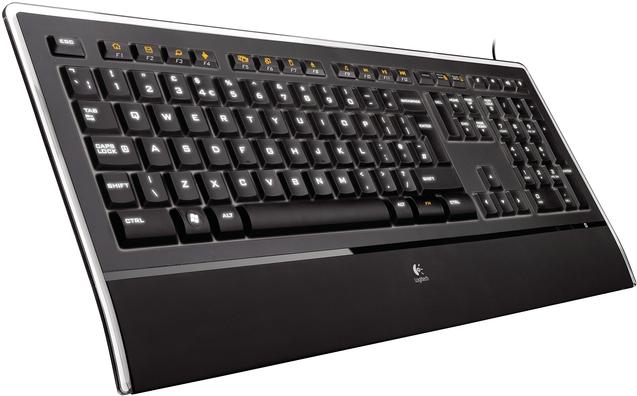 Logitech Illuminated Keyboard (CH, Kabelgebunden)