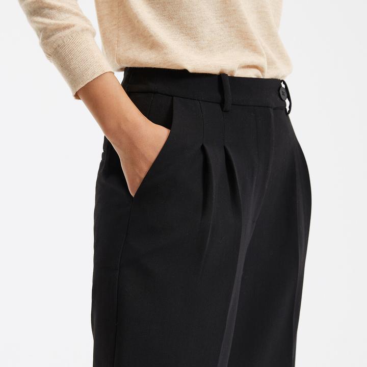 Image du produit La Redoute Collections Pantalon slim à plis (34)
