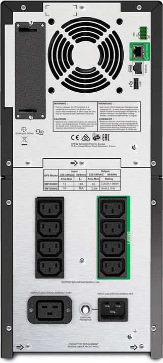 Produktbild APC Smart UPS/3000VA LCD SmartConn (3000 VA, 2700 W, Line-Interaktiv USV)