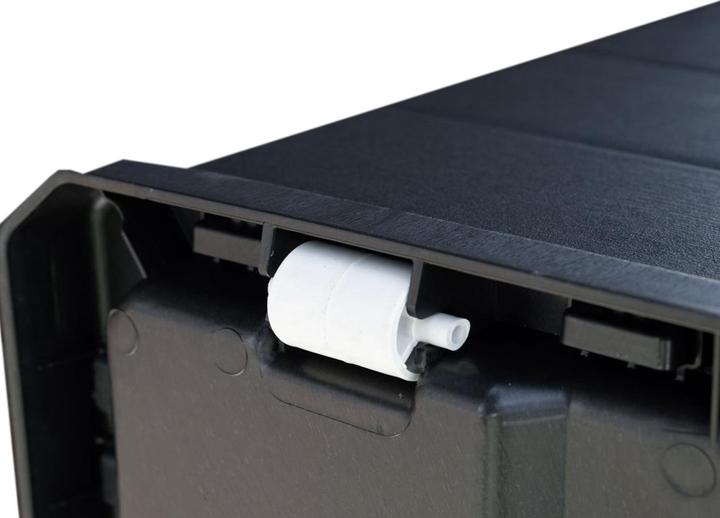 Actual product image Inda-Exclusiv XL cushion box bench seat 2 persons plastic anthracite 340L
