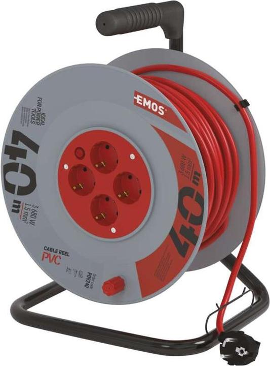 Produktbild Emos Kabeltrommel für den Innenbereich IP20 | Schuko 40 m (40 m)