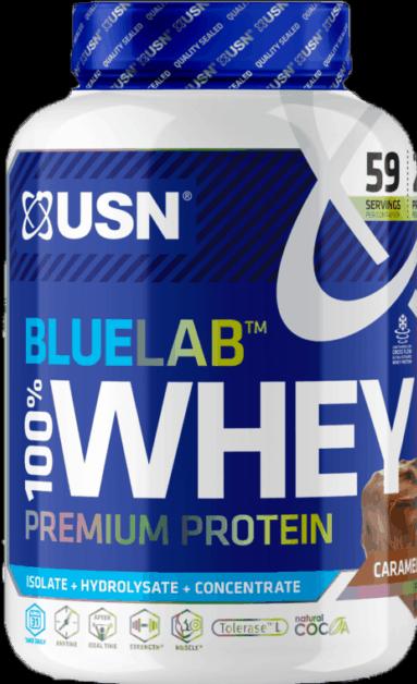 Produktbild USN Blue Lab 100% Whey Protein (Schokolade, Karamell, 1 Stk., 2000 g)