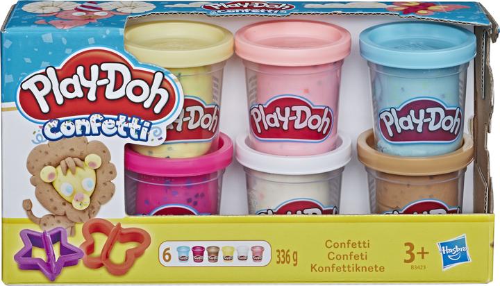 Actual product image Play-Doh Confetti labels