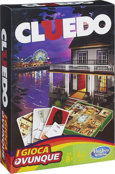 Actual product image Hasbro Gaming Cluedo Travel (Italian)