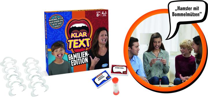 Actual product image Hasbro Gaming Plain text family edition (German)