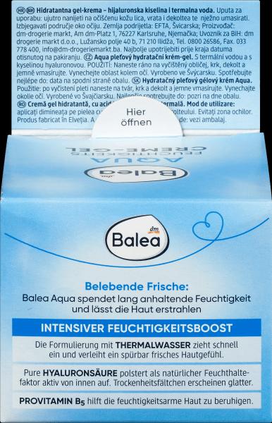 Actual product image dm Balea Face Cream Gel Aqua (50 ml, Day cream)