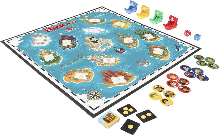 Image du produit Hasbro Gaming Risk Junior, f dès 5 ans, 2-4 joueurs jeu de stratégie (Français)