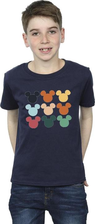 Immagine prodotto Disney Mickey Mouse Heads Square Maglietta Ragazzi (128)